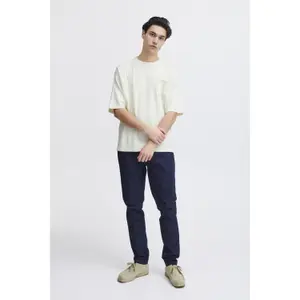 T-shirt casual com textura Casual Friday Tue 0146 image-1