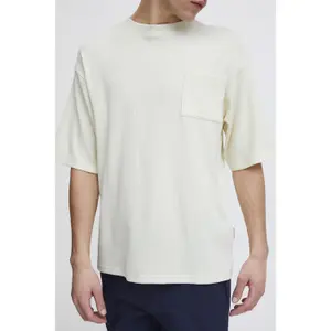 T-shirt casual com textura Casual Friday Tue 0146 image-3
