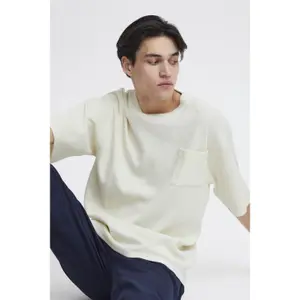 T-shirt casual com textura Casual Friday Tue 0146 image-6