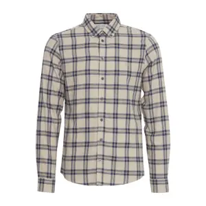 Camisa de manga longa escovada às riscas Casual Friday Fanton BD 0159 image-0