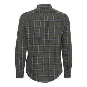 Camisa de manga longa escovada às riscas Casual Friday Fanton BD 0159 image-4