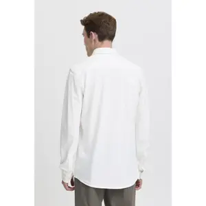 Chemise manches longues piquet Casual Friday Arthur image-4