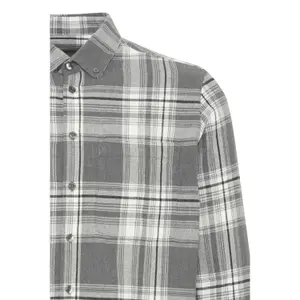 Camisa de manga comprida em cheque Casual Friday Anton image-5
