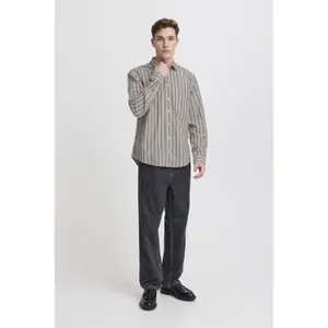Camisa de manga comprida às riscas Casual Friday Alvin Dobby image-2