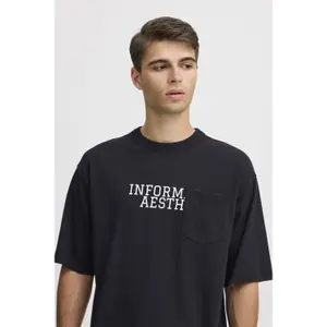 T-shirt com estampado e bolso no peito Casual Friday Tue image-6