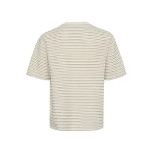 Gestreiftes Struktur-T-Shirt Casual Friday Frederik image-3