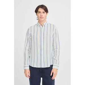 Chemise manches longues en rayure Casual Friday Dylan image-3
