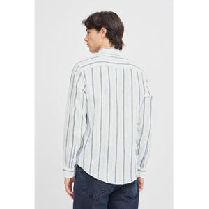 Chemise manches longues en rayure Casual Friday Dylan image-4