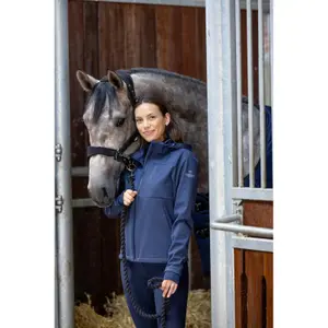 Γυναικείο ζακέτα ιππασίας με κουκούλα softshell full zip Catago Vanetta image-2