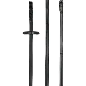 Leather/rubber horse reins Catago image-0