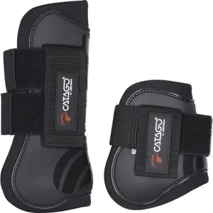 Guêtres pour cheval ouvertes et protège boulets Catago Pro image-0