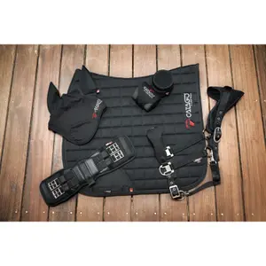 Popręg ujeżdżeniowy z fartuchem z pianki z pamięcią kształtu Catago FIR-Tech image-1