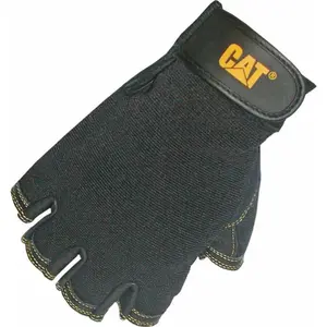 Half finger leather glove Caterpillar image-0