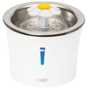 Abbeveratoio per cani e gatti Catit fleur acier