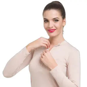 Technisches Turnier-Polo mit langen Ärmeln Damen Cavalliera Belissima