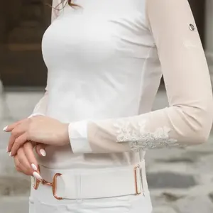 Polo técnico de concurso mulher Cavalliera Sleeves image-1