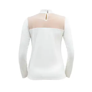 Women's long sleeve riding polo shirt Cavalliera Eternity image-2