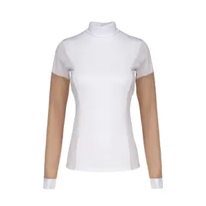 Polo de concours technique manches longues femme Cavalliera Essence