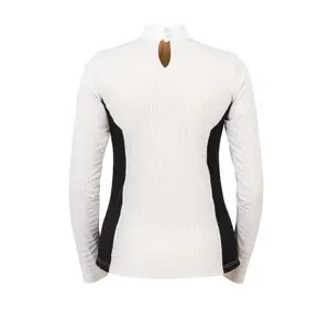 Women's long sleeve competition riding polo Cavalliera Elegant Stripe image-2