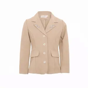 Technische Turnierjacke Mädchen Cavalliera Purity Glow