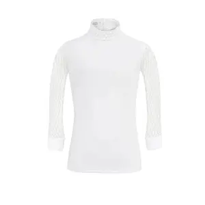 Girl's long-sleeved riding polo shirt Cavalliera Luxe image-1