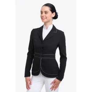 Veste équitation de concours équestre femme Cavalliera Pima Double Front Panel Technology image-1
