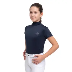 Girls' technical polo shirt Cavalliera Serene image-2