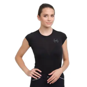 T-Shirt Baumwolle Frau Cavalliera Bit image-1