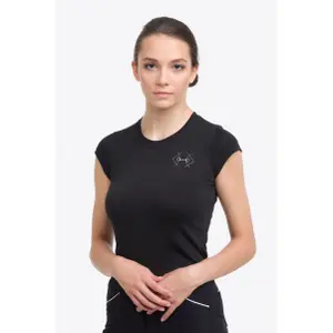 T-Shirt Baumwolle Frau Cavalliera Bit image-3