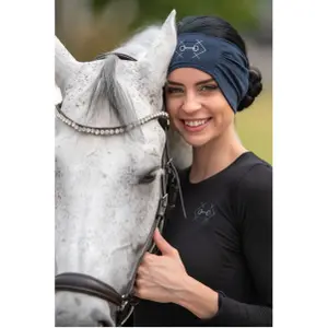 T-Shirt langarm aus Baumwolle, Frau Cavalliera Bit image-5
