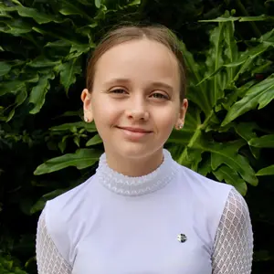 Wedstrijdpolo voor meisjes Cavalliera Luxe image-1