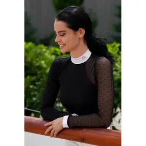 Polo de concours équitation manches longues femme Cavalliera Modern image-2