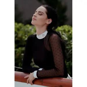 Polo de concours équitation manches longues femme Cavalliera Modern image-3