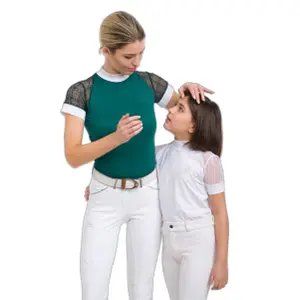 Turnier-Poloshirt Reiten Damen Cavalliera Contessa image-1