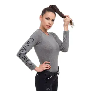 Reit-T-Shirt langarm Frau Cavalliera My First Really Eco Friendly Riding Top image-1