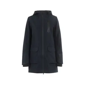 Women's long hooded waterproof jacket Cavallo image-0