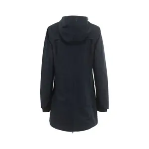 Women's long hooded waterproof jacket Cavallo image-1
