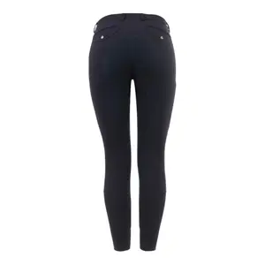 Pantaloni da equitazione full grip da donna Cavallo Cavachristy Silver mobile image-1