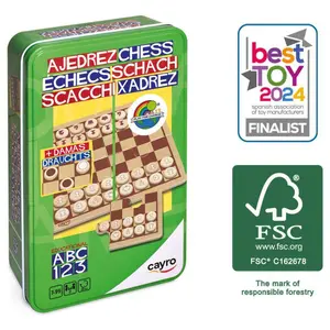 Jeux de société Cayro Chess & Draughts