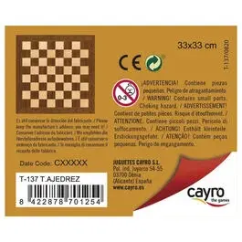 Schachspiel aus Holz Cayro image-2