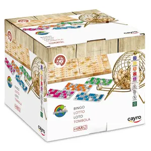 Giochi da tavolo versione in legno del gioco del bingo Cayro