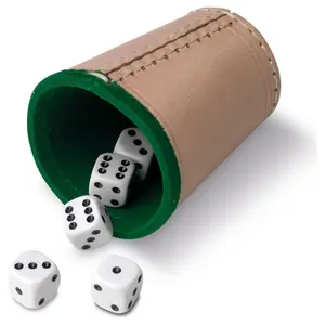 Leather Dice Cup 5-Point Dice Cayro image-1