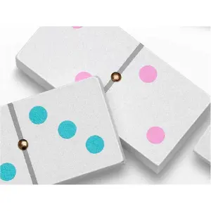 Wooden pastel dominoes board games Cayro image-1