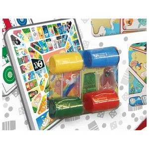 Parcheesi and goose wooden board game set, complete Cayro image-1