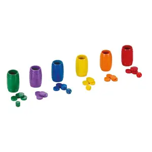 Wooden parchment accessory game 6 players Cayro image-1