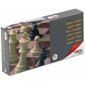 Magnetic chess and checkers game Cayro image-0