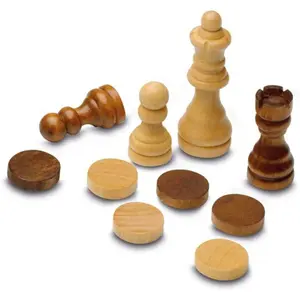 Wooden chess and backgammon sets Cayro image-4