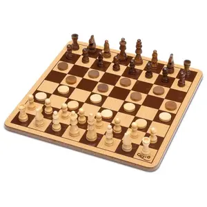 Wooden chess set in a metal box Cayro image-1