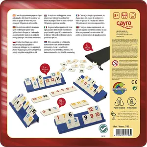 Rummi clasic board games in metal box Cayro image-1
