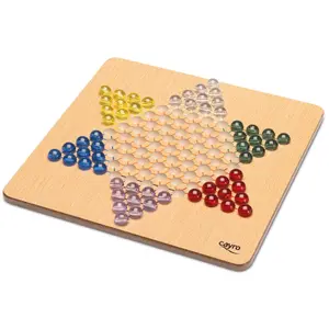 Board games checkers chines luxury metal case Cayro image-1